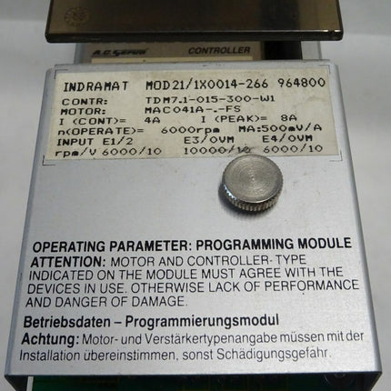 Indramat TDM 7.1-015-300-W0 + MOD21/1X0014-266 / Servomodul - Maranos.de