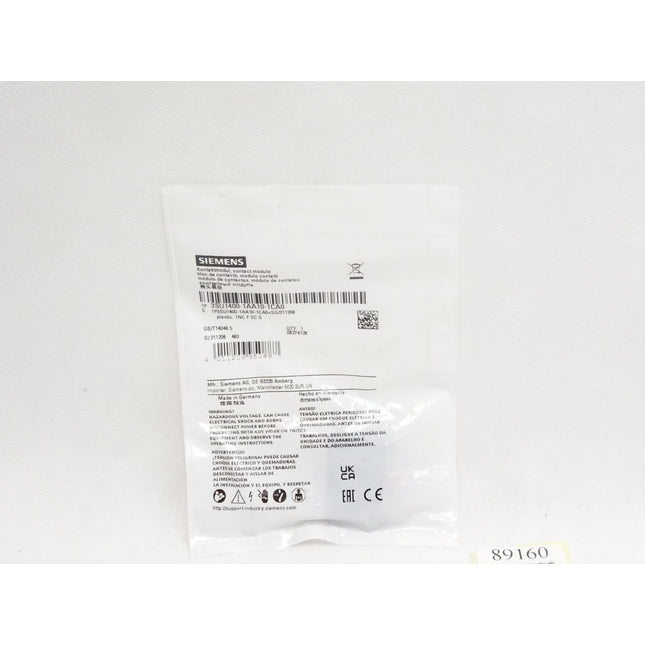 Siemens Kontaktmodul 3SU1400-1AA10-1CA0 / Neu OVP - Maranos.de