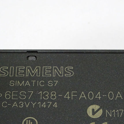 Siemens Elektronikmodul für ET200S 6ES7138-4FA04-0AB0 6ES7 138-4FA04-0AB0 - Maranos.de