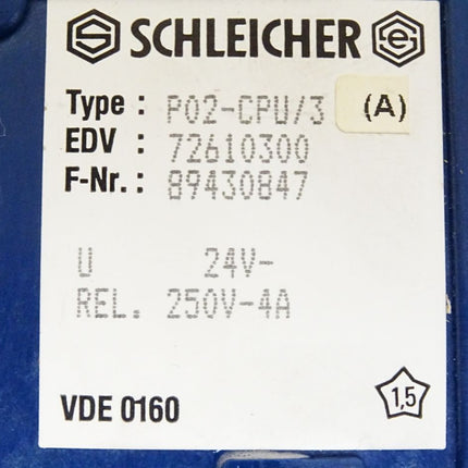 Schleicher Promodul-P P02-CPU/3 72610300 - Maranos.de