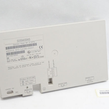 Siemens Backcover Rückschale Panel OP17-DP12 6AV3617-1JC30-0AX1 6AV3 617-1JC30-0AX1 - Maranos.de