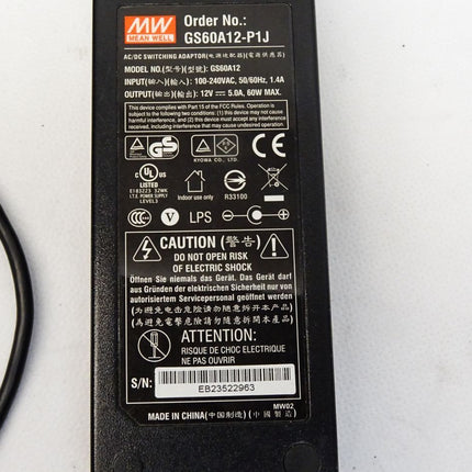 MW Mean Well GS60A12-P1J 60W Tischnetzteil - Maranos.de