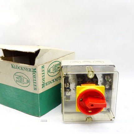 Klöckner Moeller Hauptschalter P3-63/iG/Svb Leistungstrenner Aufbau-Hauptschalter / Neu OVP - Maranos.de