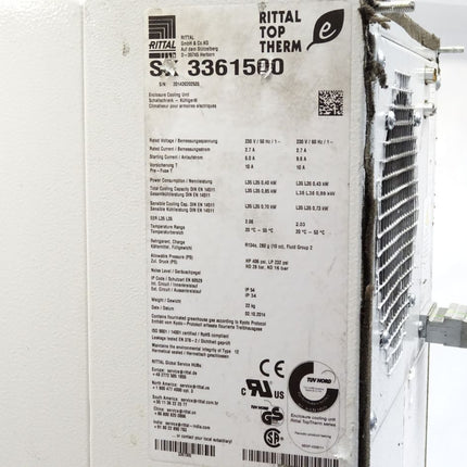 Rittal Top Therm Blue e SK3361500 SK 3361.500 Schaltschrank Kühlgerät - Maranos.de