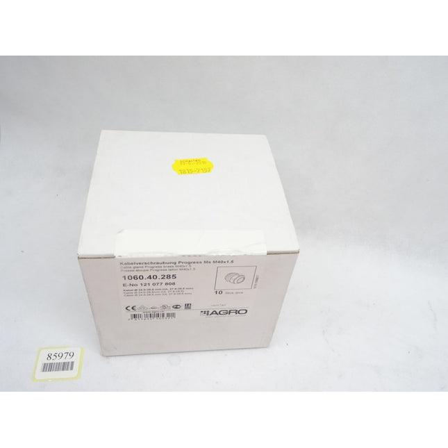 Agro Kabelverschraubung Progress Messing M40x1.5 / 1060.40.285 / Inhalt:10 Stück / Neu OVP versiegelt - Maranos.de