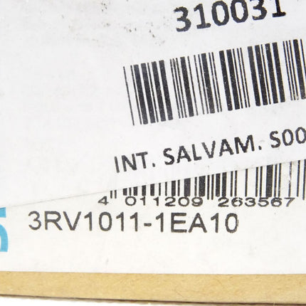 Siemens 3RV1011-1EA10 / Neu OVP - Maranos.de