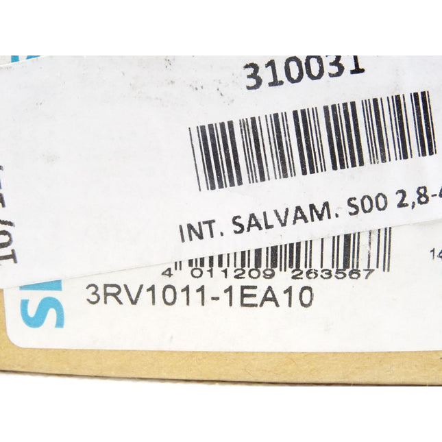 Siemens 3RV1011-1EA10 / Neu OVP - Maranos.de