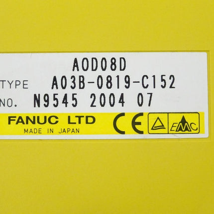Fanuc AOD08D digitale Ausgabeeinheit A03B-0819-C152 // N9545 2004 07 NEU - Maranos.de