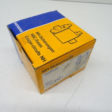 Siemens 3x 3NA1 015 Sicherung 500V / 25A 00/gT / VDE0660 neu-OVP - Maranos.de