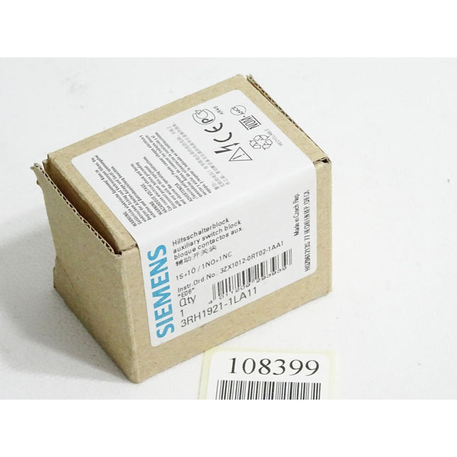 Siemens Hilfsschalterblock 3RH1921-1LA11 / Neu OVP - Maranos.de