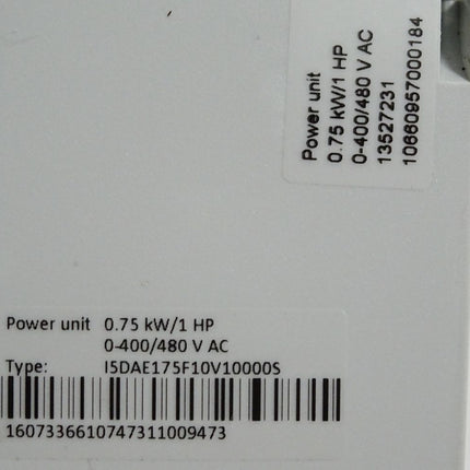 Lenze Power Unit 0.75kW I5DAE175F10V10000S 13527231 - Maranos.de