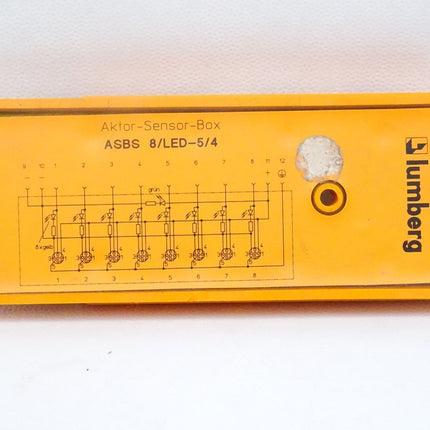 Lumberg Aktor-Sensor-Box / ASBS 8/LED-5/4 - Maranos.de