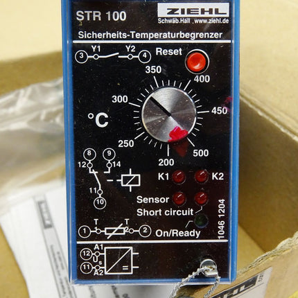 Ziehl STR100 / T224144 Sicherheits-Temperaturbegrenzer / Neu OVP - Maranos.de