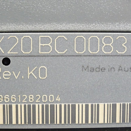 B&R X20BC0083 REV. K0 X20 BC 0083 Bus Controller Powerlink / Neuwertig - Maranos.de