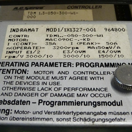 Indramat TVM 1.3-050-300-W1-000 + MOD1/1X1327-001 / Servomodul - Maranos.de