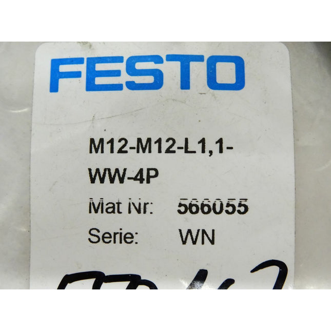 Festo 566055 / M12-M12-L1,1-WW-4P - Maranos.de