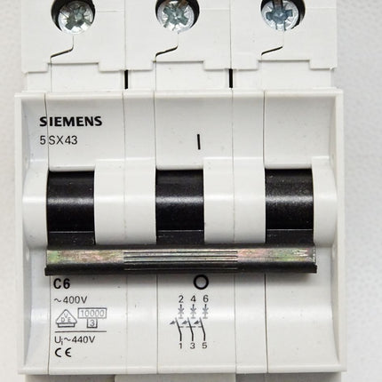 Siemens 5SX43 C6 Leistungsschutzschalter - Maranos.de