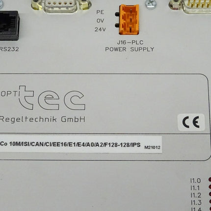 OPTItec Regeltechnik / TeCo 10M/ISI/CAN/CI/EE16/ Panel OPTI tec - Maranos.de