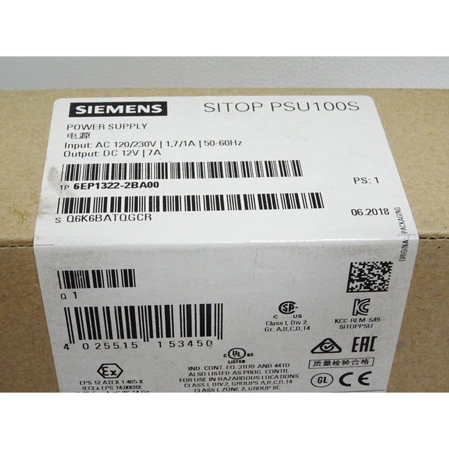 Siemens Sitop PSU100S 6EP1322-2BA00 / Neu OVP versiegelt - Maranos.de