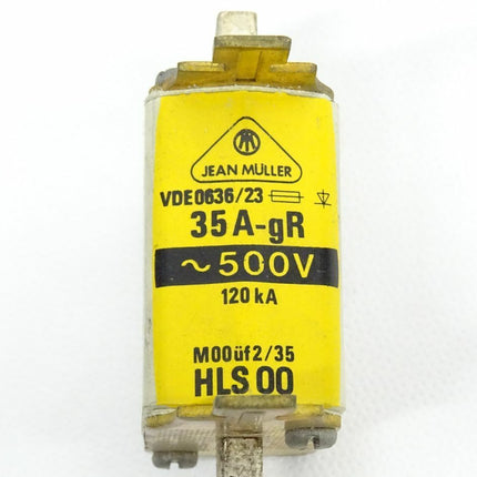 Jean Müller 35A-gR / 500V/120kA M00üf2/35 / HLS 00 - Maranos.de