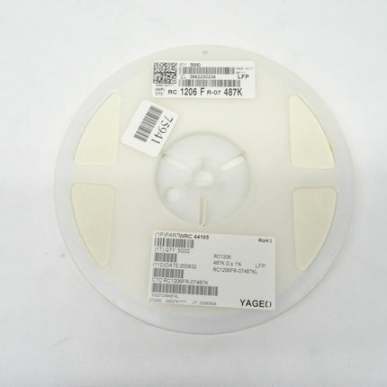 5000x YAGEO WRC44165 / RC1206 - 487K Ohm / RC1206FR-07457KL - Maranos.de