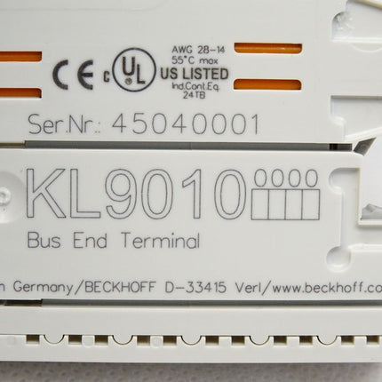 Beckhoff KL9010 Bus End Terminal Busendklemme I/O Bisklemme - Maranos.de
