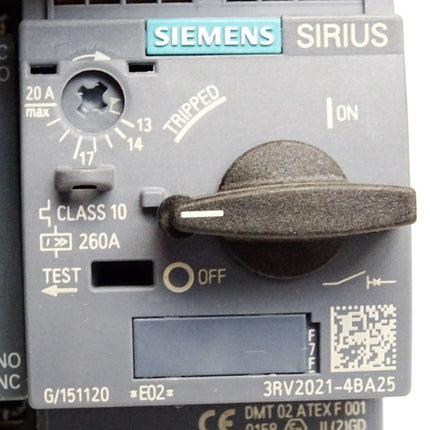 Siemens Sirius 3RV2021-4BA25 Leistungsschalter - Maranos.de