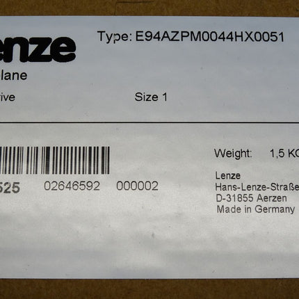 Lenze Servo Umrichter L-force Multi Drive HighLine E94AMHE0044 + Backplane E94AZPM0044 / Neuwertig OVP - Maranos.de