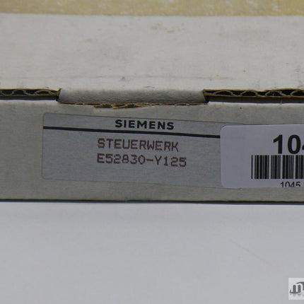Neu: Siemens Steuerwerk E52830-Y125 / E5 2830-Y125 - Maranos.de