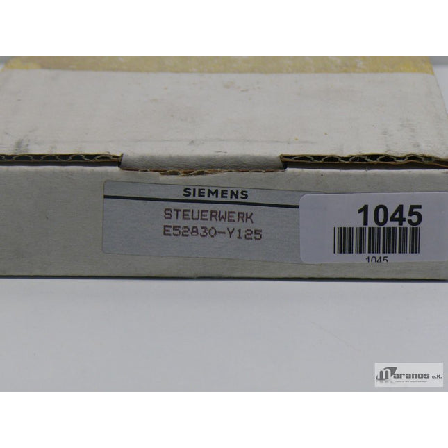 Neu: Siemens Steuerwerk E52830-Y125 / E5 2830-Y125 - Maranos.de