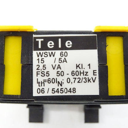 Tele WSW60 15 / 5A 2.5VA / Wickelstromwandler - Maranos.de