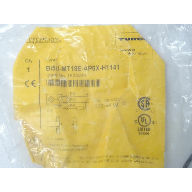 TURCK Bi5U-MT18E-AP6X-H1141 Induktiver Sensor 1635248 Neu-OVP versiegelt - Maranos.de