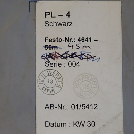 Festo PL-4 4641 Kunststoffschlauch Länge ca. 45m / Neu OVP - Maranos.de