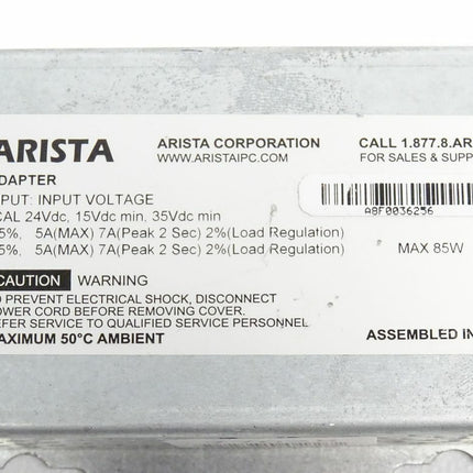 Arista DC Adapter A8F0036256 - Maranos.de
