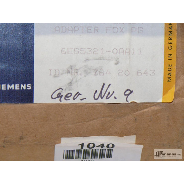 Neu: Siemens Schnittstellen Adapter Sinec L1 6ES5 321 -0AA11 / 6ES5 321 -0AA11 - Maranos.de