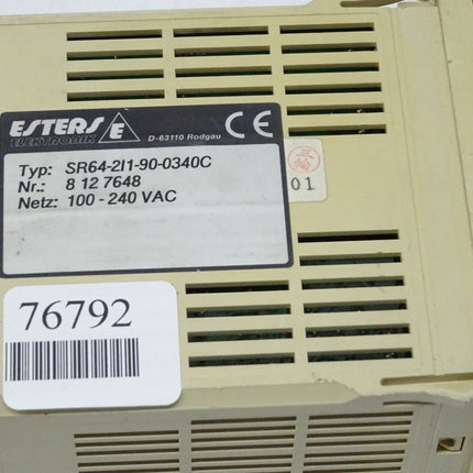 Esters Elektronik SR64-2I1-90-0340C Netzteil 100-240 VAC / 8 12 7648 / SR64-2l1-90-0340C - Maranos.de