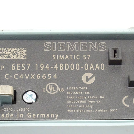 Siemens 6ES7194-4BD00-0AA0 Simatic S7 6ES7 194-4BD00-0AA0 Anschlussmodul - Maranos.de