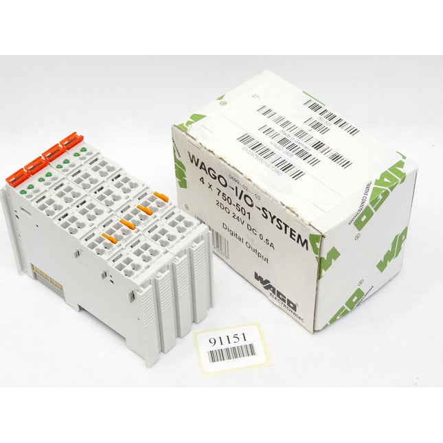 Wago Digital Output 750-501 / Inhalt : 4 Stück / Neu OVP - Maranos.de