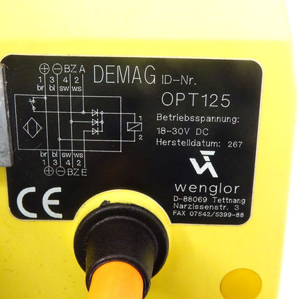 Wenglor Reflexsensor Demag OPT125 + Rexroth Ventil 572497 - Maranos.de