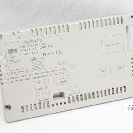 Siemens Backcover Rückschale Panel OP177B PN/DP T/K -6CSTN 6AV6642-0DA01-1AX1 6AV6 642-0DA01-1AX1 - Maranos.de