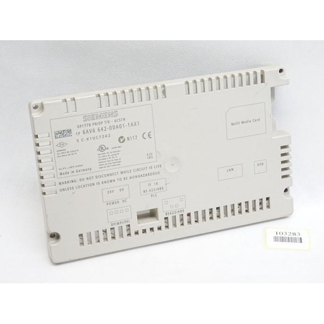 Siemens Backcover Rückschale Panel OP177B PN/DP T/K -6CSTN 6AV6642-0DA01-1AX1 6AV6 642-0DA01-1AX1 - Maranos.de