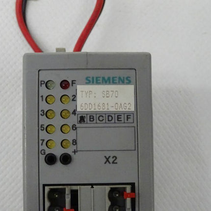Siemens 6DD1681-0AG2 Typ: SB70 / binäre Ausgabe 6DD1 681-0AG2 Ausgabeblock - Maranos.de