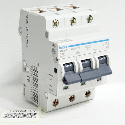 Hager Leitungsschutzschalter 463310 NC310 C10 / Unbenutzt - Maranos.de