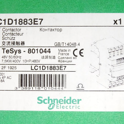 Schneider Electric LC1D1883E7 Schütz TeSys-801044 / Neu OVP - Maranos.de