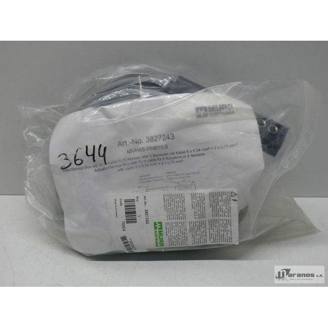 NEU/OVP MURR MVH6S-RNB10.0 / Art.-No.: 3827243 - Maranos.de