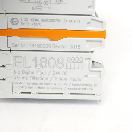 Beckhoff EL1808 digitale Eingangsklemme - Maranos.de