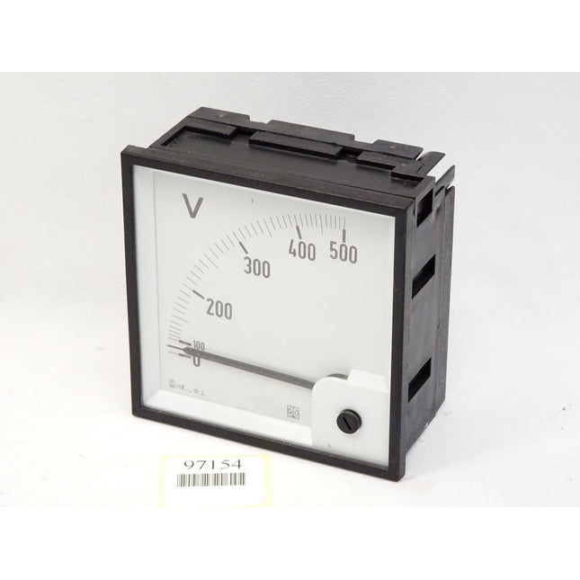 Voltmeter 0...500V Einbaugerät Drehspul-Messwerk - Maranos.de