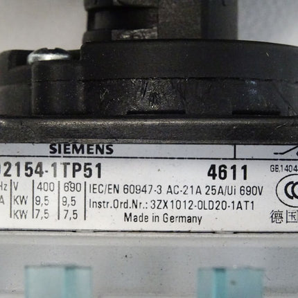 Siemens Lasttrennschalter 3LD2154-1TP51 - Maranos.de