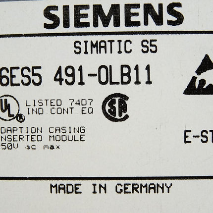 Siemens Simatic 6ES5247-4UA41 (+ 6ES5491-0LB11) - Maranos.de