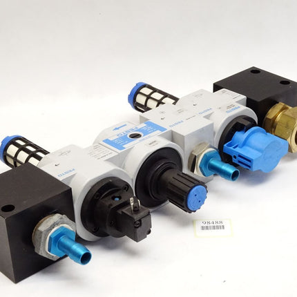 Festo Einschaltventil HEE-D-MAXI-24 + Druckregelventil LR-D-MAXI 162596 + FRZ-D-MAXI + HE-D-MAXI 162774-A - Maranos.de